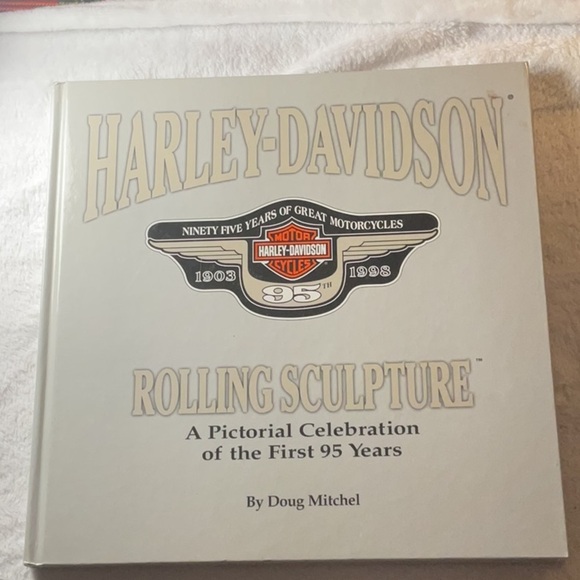 Harley-Davidson Gray Hardcover Book - Picture 1 of 2